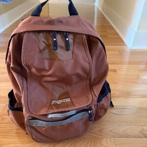 Jansport Backpack Front Flap Burnt Orange